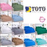 ผ้าปูที่นอน โตโต้ TOTO ขนาด 3.5ฟุต 5 ฟุต และ 6 ฟุต ฝ้ายผสม 40% รหัสสินค้า โตโต้ สีพื้น สำหรับที่นอนสูง 10 นิ้ว