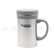 ZEBRA ถ้วยน้ำสุญญากาศ Century 0.45 ลิตร (น้ำตาลเทา) ตราหัวม้าลาย 112926 แก้วเก็บความเย็น-ความร้อน แก้วน้ำสุญญากาศ