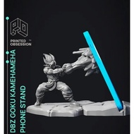 【3D】Dragon Ball Z《Goku Kamehameha-Phone Stand》～3D STL File for PLA ABS Filament and Resin 3D Printer
