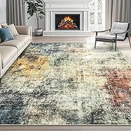 Dintszyayue 6X9 Area Rugs Washable Foldable Stain Resistant Large Living Room Office Vintage Area Ru