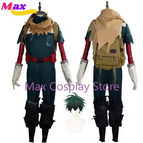 wby2 Cos Anime Cosplay Midoriya Izuku Cosplay Costume Knapsack Uniform Women Men Halloween Roleplay 