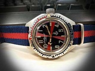 Boctok ~ 舊庄前蘇聯手錶~ 蘇聯製 made in cccp 手動上練17石，保存十分完好，行走準確。佩非原裝尼龍帶， 男女皆宜 ，適合收藏及佩帶人士。