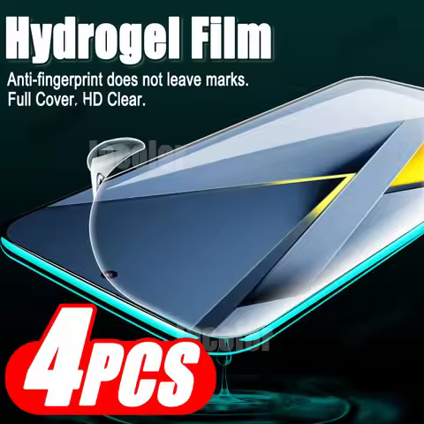 4pcs Hydrogel Film For Xiaomi Poco F8 Ultra F7 F6 Pro Ultra 6.67 Inches Soft Gel Screen Protector Fo