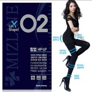 【韓國 Mizline】2號 黑色 210D 瘦腿提臀打底褲 保暖褲襪 高功能塑形 熱賣款