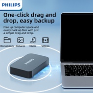 Philips Portable External Ssd 3tb 4tb 6tb Usb 3.2 High Speed For Pc Phone Tv