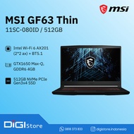 MSI GF63 Thin 11SC-080ID Core i5/8GB 512GB GTX1650