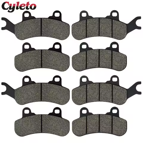 Motorcycle Front Rear Brake Pads for CAN AM Defender Max 2017 Maverick X3 17-23 Trial 800 1000 2018 