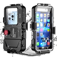AICase Waterproof Phone Protective Case for iPhone Series,98FT/30M Underwater Photography Housing fo