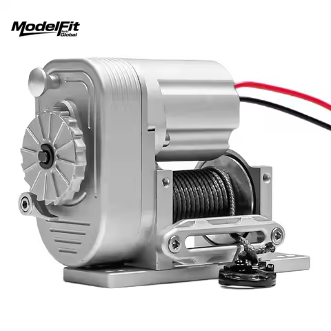 6-12.4V 50lbs Load Aluminum 1/10 Crawler Vertical Winch 8274 Simulated For RC Crawler AXIAL SCX10 II