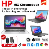 Murah laptop HP ChromeBoo 4GB RAM 16/32GB SDD Up to 250GB HDD  office gaming Laptop