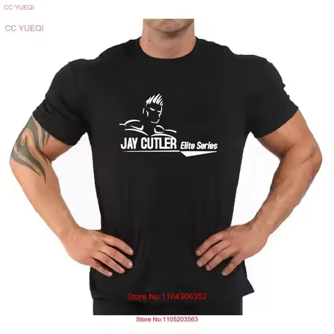 T Shirt Bodybuilding Fitness Palestra' Jay Cutler Elite Series' vintage Washed Breathable graphic Sl