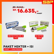 Hekter Package + Staples Contents - 1 Hekter + 3 Staples Boxes (Total 3000 Pcs) - Practical & Ready 