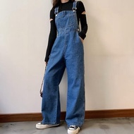 (XS - 5XL) Denim Overalls Regular Fits Jumpsuits Casual Women Jeans