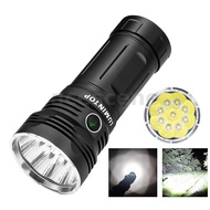 LUMINTOP GT4695 Pro 20000 Lumens High Powered LED Flashlight with Large Capacity 32000Mah 46950 Batt