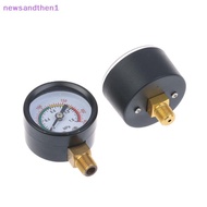 newsandthen1 Pressure Gauge Air Compressor Pneumatic Hydraulic Fluid 0-12Bar / 0-170PSI Easy To Read