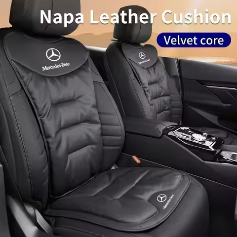 Car Seat Cushion Cover Backrest Protective Pad For Mercedes MP2 MP3 A B C E S Class W201 W210 W108 W