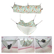 Hamster Hammock Tunnel Cage Small Pet Cage Hammock Set Bite Resistant with Alloy Chains Fixed Hooks for Small Animals for Squirrel for Hamster