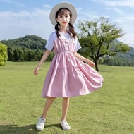BNS Kids Dress kids girl korean style baby girl dress kids clothes girl baju dress budak perempuan b