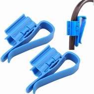 2Pcs Hose Holder Plastic Fish Water Pipe Clamp Adjustable Aquarium Filtration Bucket Mounting Clip, 
