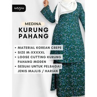 Cosyco Medina Baju Kurung Muslimah Plusi Size Korean Crepe M-5Xl