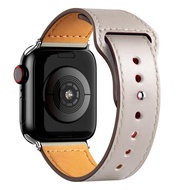สายหนังสำหรับ Apple Watch Ultra 49mm 44mm 40mm 38mm / 42mm สายรัดข้อมือ 45/44 มม สายนาฬิกา iWatch Se