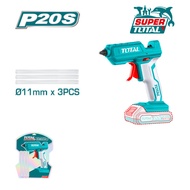 [ TOTAL ] (TGGLI2001) 20V Li-Ion Glue Gun 60s Heat Up | Ø11mm | 15–18g Capacity | P20S | Bare Tool