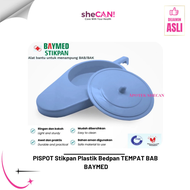 PISPOT Stikpan Plastik BAYMED - Bedpan TEMPAT BAB Pispot Portable