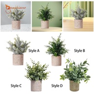 [Gamchiano] Potted Plant Green - Artificial Plant Decor for Bedroom Indoor Garden Patio Balcony