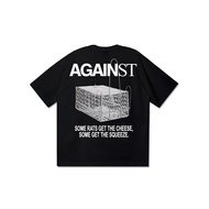 AGAINST LAB RAT TRAP TEE (BLACK)