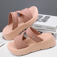 FENTINA Sandal Platform Wanita Kekinian Sandal Fuji Wanita Sepatu Sandal Wanita Korea Style Sandal J