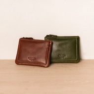 Genuine Leather/Coin Purse|Quilt Flip Cover Coin Purse-075237_ Four Colors