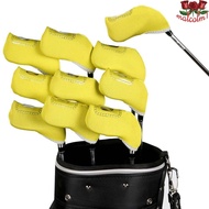 MALCOLM1 Golf Iron Headcover Golf Putter 10 Pcs/Set Training Equipment Durable Iron Pole Cover Outdo