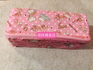 Hello Kitty 雙格化妝袋/ 筆袋