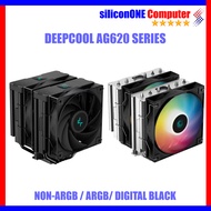Deepcool AG620 ARGB Dual Tower Dual Fan ARGB Digital INTEL AMD CPU Cooler