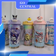 GC TUMBLER MUG STAINLESS SUS 304 600ml SANRIO KUROMI MY MELODY CINNAMOROLL POCCACHO CHARACTER TUMBLE