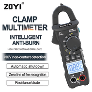 ZOYI ZT-QS7 Digital Clamp Meter DC 10mA Current True Rms NCV Diode with Temperature AC Current