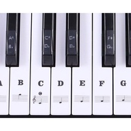 88-Key 61-Key 54-Key Transparent Piano Keyboard Sticker Electronic Keyboard Sticker Staff Note Keybo