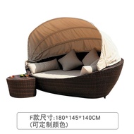 【Please Contact Customer Service To Customize】 Outdoor Leisure Lying Bed Round Bed Outdoor Hotel Cre