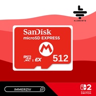 (พร้อมส่ง) SANDISK MICRO SD EXPRESS CARD FOR NINTENDO SWITCH 2 (การ์ดเพิ่มความจำสวิสต์2)