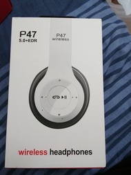 P47 wireless foldable headphones 藍牙可折疊耳機