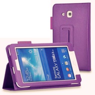 เคสหนัง PU สำหรับ Samsung Galaxy Tab 3V ที่วาง SM-T116BU SM-T116NU SM-T116