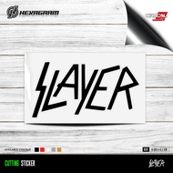 Cutting Sticker Band Slayer Logo | Slayer Band Logo Cutting Sticker Sticker Motor