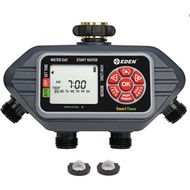 Precision Eden 93413 Programmable Digital Water Timer 4-Zone, Compatible with Wireless Soil Moisture
