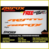 ⭐ ✌ ▩ Aerox Side Sticker  fairings  2 sides