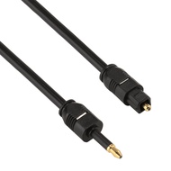 1.5m OD4.0mm Toslink Male ke 3.5mm Mini Toslink Male Digital Optical Audio Cable