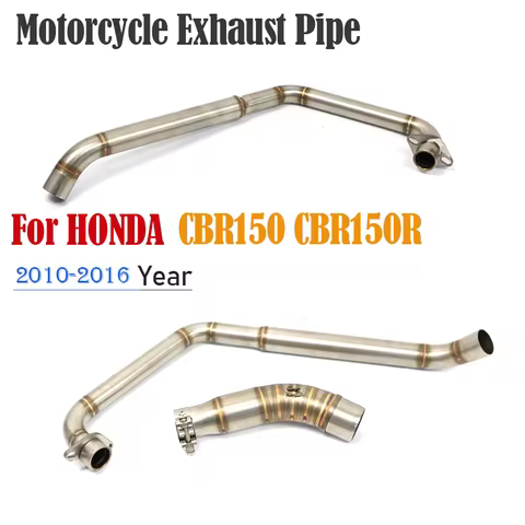 Motorcycle Exhaust Muffler Stainless Steel Front Link Pipe For Honda CBR150 CBR150R CB150R CBR 150 2