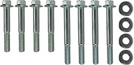 ICT Billet USA Made - 12 pc ENGINE STAND BOLT M10-1.5 Flange LSX LS LS1 4.8L 5.3L 6.0L 6.2L 551412 L