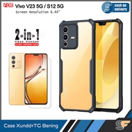 2in1 Case Bonus TG Clear Vivo S12 5G T1 5G T1 Pro 5G U10 V9 Pro V9 Youth V20 V20 SE V21 4G V21 5G V2
