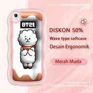 Jasouwe OPPO A37 A38 A37F A53 2020 A52 A54 2021 A55 A57 2022 A59 Phone Case BT21 Baby BTS RJ 3D Colo