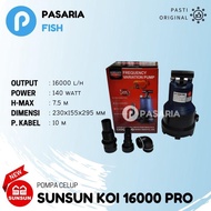 NEW SUNSUN KOI16000/KOI 16000 Liter/Jam Pompa Celup PRO Tambak/Kolam